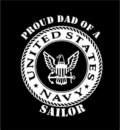 Us Navy Proud Mom Proud Dad Vinyl Decal Car Truck Auto Vehicle