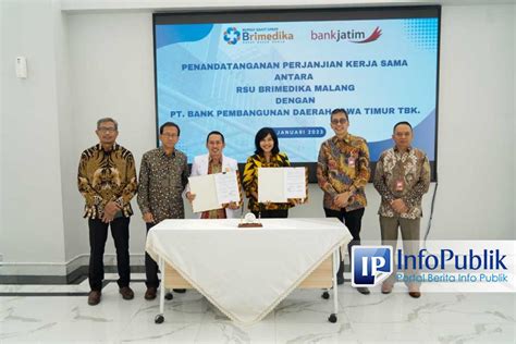 Infopublik Bank Jatim Bersama Rsu Brimedika Jalin Kerja Sama Layanan