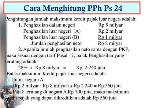 Materi Pph Pasal 24 Ilmu