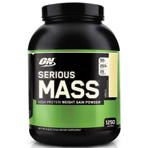 Serious Mass Gainer 6 Libras Optimun Nutrition Outlet Fit Colombia