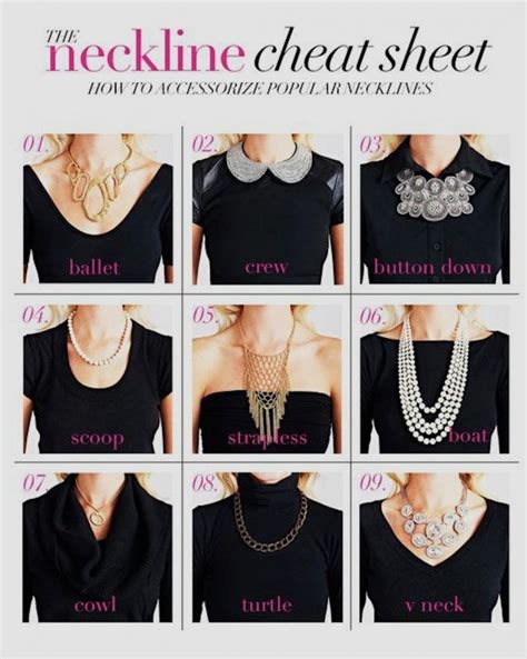 How To Pair Necklaces With Necklines The WHOot Pano Look Fashion Moda