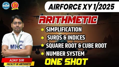 Airforce Arithmetic One Shot Class Airforce Navy Icg Exam