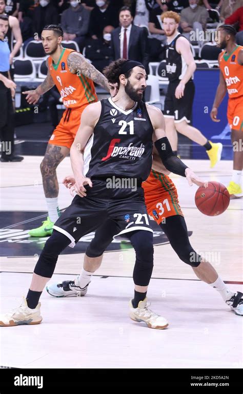 Tornike Shengelia Segafredo Virtus Bologna During The Eurocup