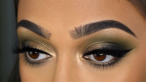 Olive Green Smokey Eye Makeup Tutorial Chelseasmakeup Youtube