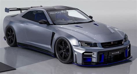 Next Gen Nissan Gt R Envisioned By Independent Designer With R34 And R35 Styling Cues Carscoops