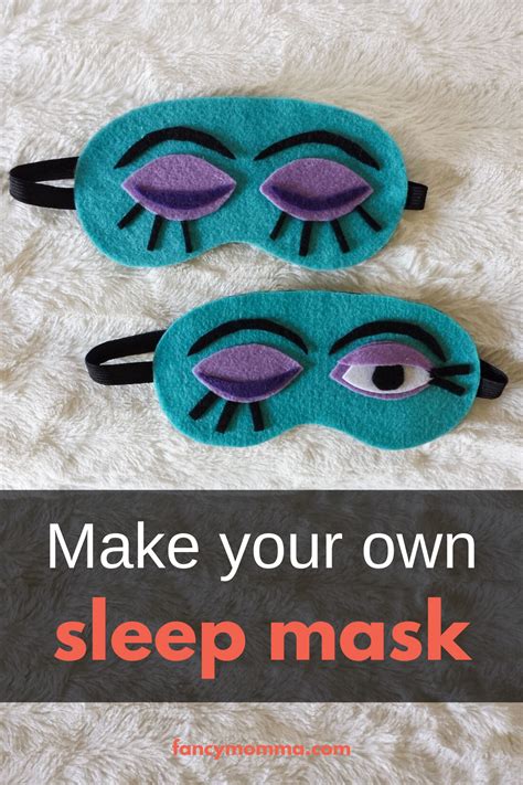 If You Enjoy Crafting With Felt Then You Should Try This Sleep Mask Diy