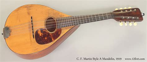 1919 Martin Style A Mandolin Sold