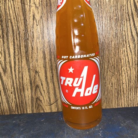 Full 10 Oz Tru Ade Orange Soda Bottle Carpentersville Illinois Ebay