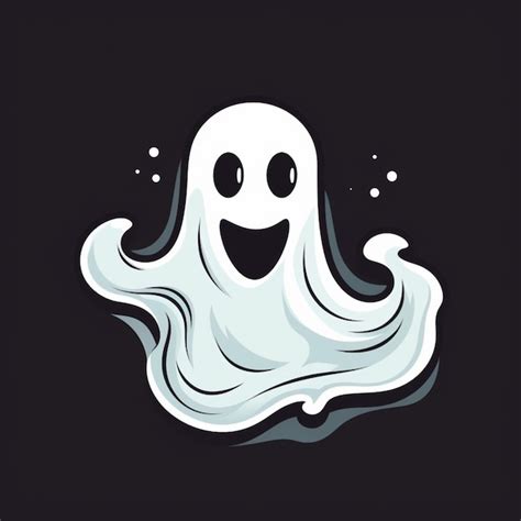 Premium AI Image | ghost cartoon logo