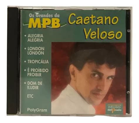 Cd Os Grandes Da Mpb Caetano Veloso Novo Original Lacrado