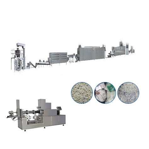 Fortified Rice Machine Double Screw Extruder Production Line Nutrition