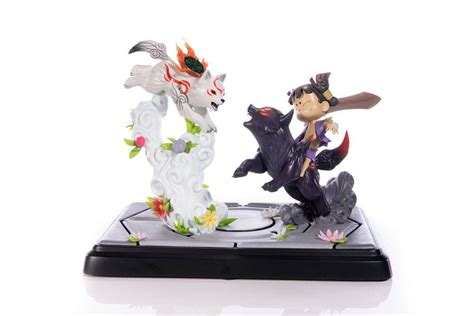 Okamiden Statue Chibiterasu Vs Dark Chibiterasu Possessed Kuni Cm