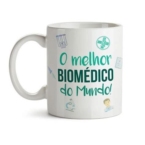 Caneca Biomedicina Melhor Biom Dico Do Mundo Interior E Al A Branca