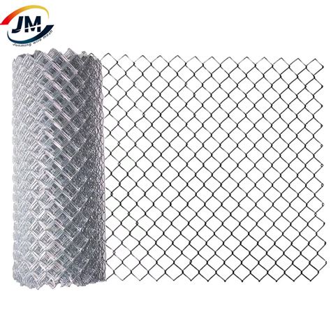 30mm 40mm 9 Gauge 11 Gauge 6ft 7ft 8ft Hot Dipped Galvanized Chain Link Fence Height Width