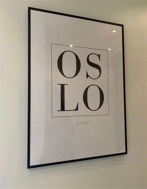 Oslo Plakat 50x70 Finnno