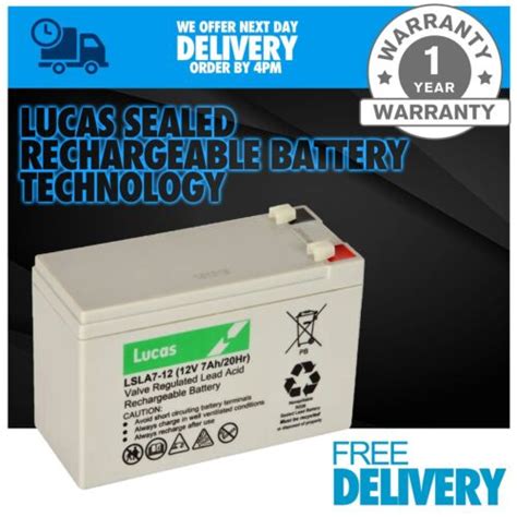 Np V Ah Hr Yuasa Equiv Lead Acid Rechargeable Battery Lucas Ebay