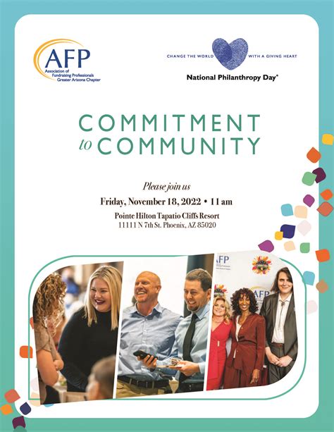 Afp Az Greater Arizona Chapter Event National Philanthropy Day 2022 Association Of