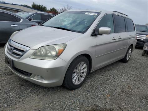 2005 Honda Odyssey Touring Photos Ca Sacramento Repairable