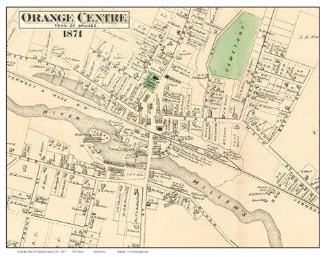 Franklin County MA Single Map Reprints