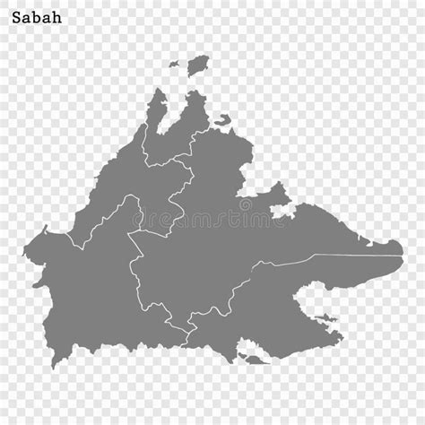 Sabah District Map