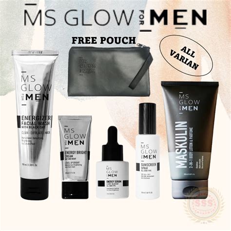 Jual Ms Glow For Men Skincare Pria Paket Perawatan Wajah Original Ms