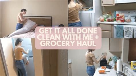 GET IT ALL DONE CLEAN WITH ME GROCERY HAUL YouTube