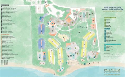 Resort Map | Grand Palladium Vallarta Resort & Spa | Riviera Nayarit ...