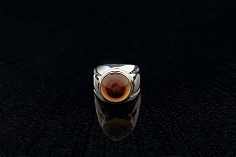 Batu Sulaiman Mata Silver Ring Etsy