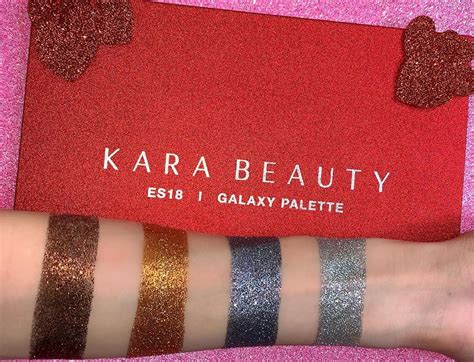 Kara Beauty Es18 Galaxy Glitter Eyeshadow Palette Discount Beauty