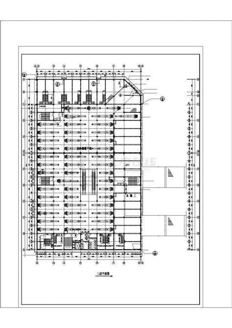 湖北 多层商场建筑空调通风系统设计暖通施工图（风冷模块机组）商业建筑土木在线