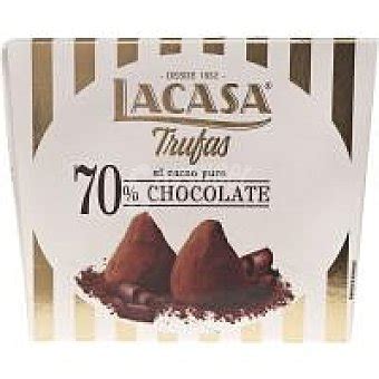 Lacasa Trufas Al Cacao Puro 70 Chocolate LA Casa Caja 150 G Caja 150 G