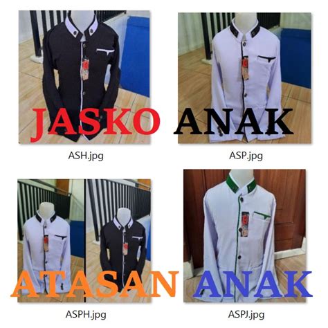 Jual Jasko Lis Polos Atasan Anak Remaja Jas Koko Model Terbaru Anak Tk