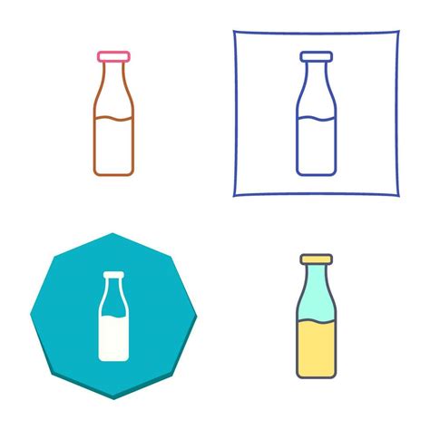 Milk Bottle Vector Icon 34680774 Vector Art At Vecteezy