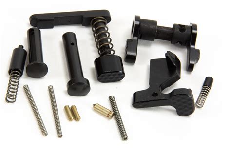 BKF AR15 Lower Parts Kit LPK W Combat Control Kit In Nitride Minus