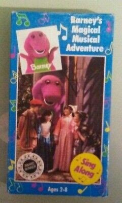 Barney Barneys Barney S Magical Musical Adventure Vhs Videotape Ebay