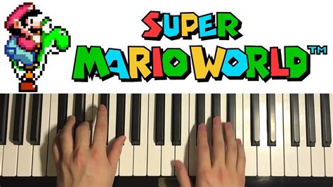 Super Mario World Overworld Theme Piano Tutorial Lesson Youtube