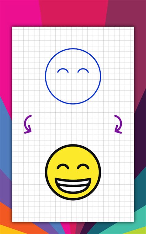 Android How To Draw Emoji Step By Step Drawing Lessons