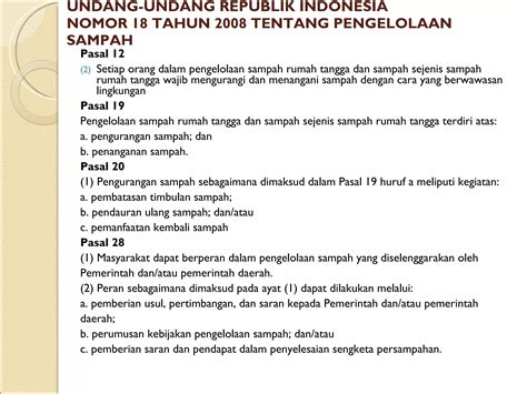 Peran Serta Masyarakat Dalam Pengelolaan Sampah Ppt