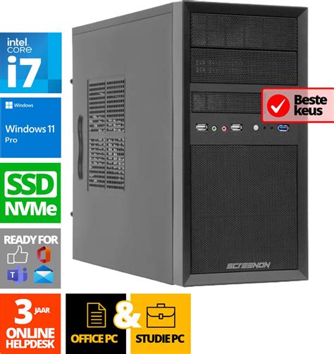 Intel Compleet Pc Intel Core I Gb Ddr Tb Ssd Nvme Gtx