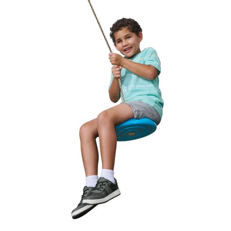 Play Day Rope Swing, Outdoor Adjustable Nylon Rope Disc Swing, Swing ...