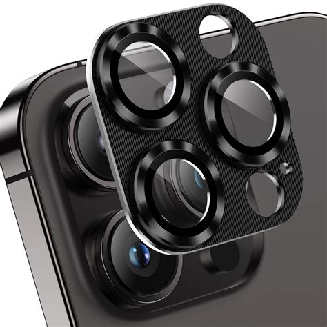 Dteck For Iphone 15 Pro Camera Lens Protector Case Friendly Strong Adsorption Metal Tempered