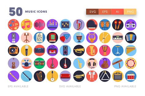 50 Music Icons Dighital Icons Premium Icon Sets For All Your Designs