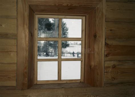 Window with wooden frames stock photo. Image of frames - 110099326