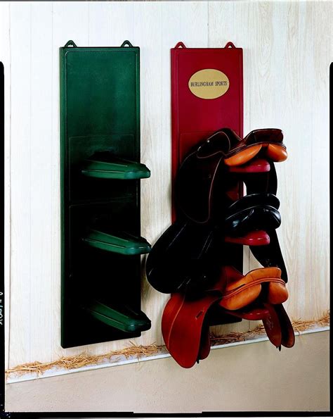 Burlingham Sports Saddle Rack Burgundy Equestrian