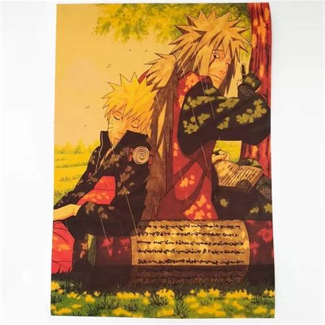 Poster Anime Naruto Shippuden Naruto Y Jiraiya Meses sin interés