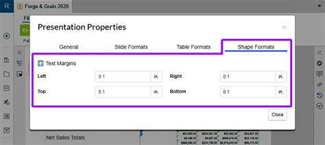 Presentation And Slide Properties Support Center