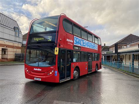 Bbpg Ex Metroline Te On Hendon Garage Running Day At Ed Flickr