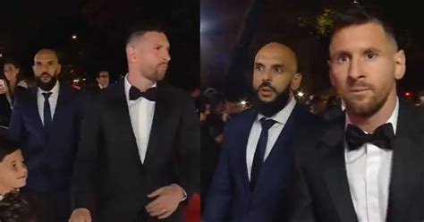 Lionel Messi S Bodyguard Hailed For His Actions When Arriving At Ballon