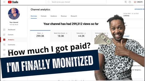 My First Youtube Pay Check Kenyan Youtuber How Much I Earned As A