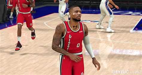 Damian Lillard Cyberface And Body Model V By Cen For K